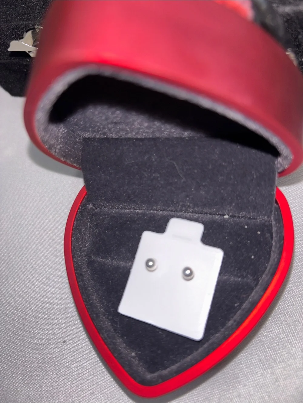 Sterling Silver Red Flower Stud Earrings - Women Accessories plata 925